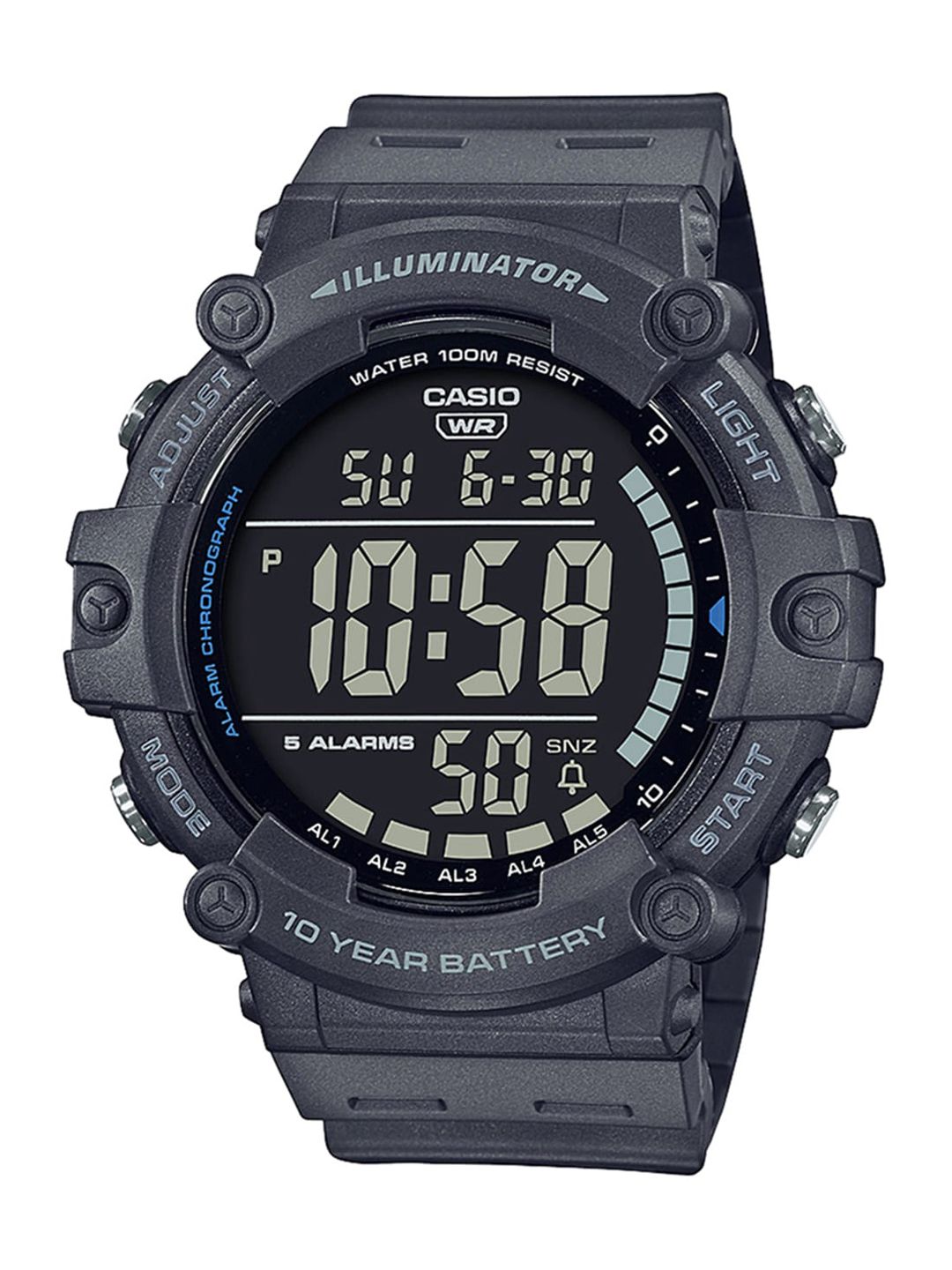 CASIO Men Black Digital Watch D219-picture-24