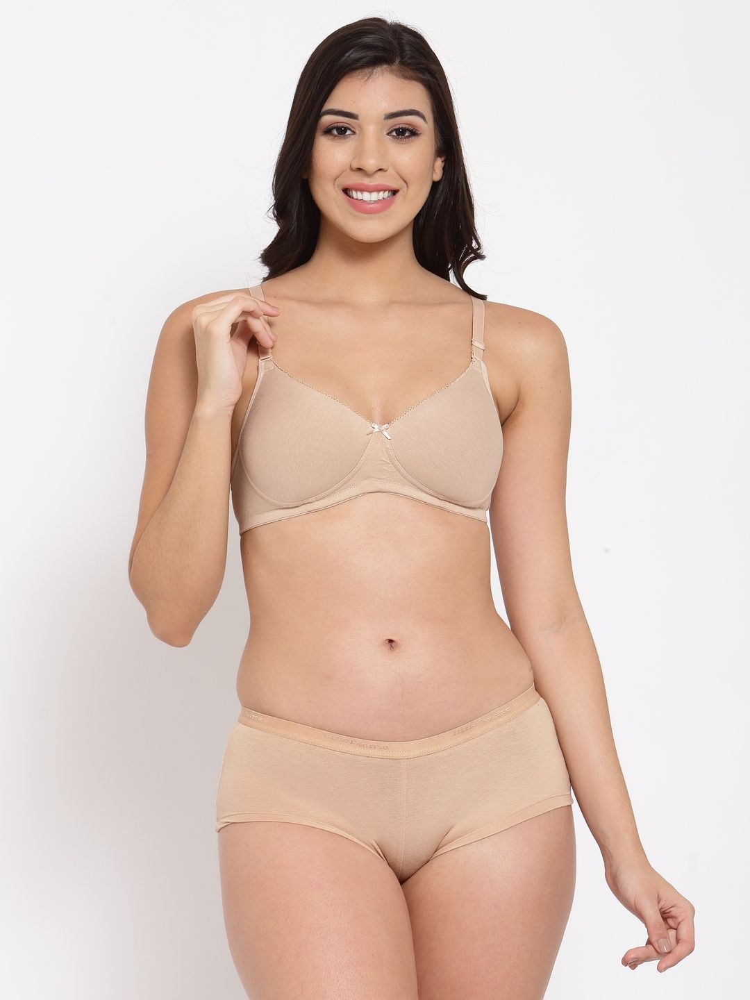 Inner Sense Organic Cotton Antimicrobial Lightly Padded Non-wired Bralette