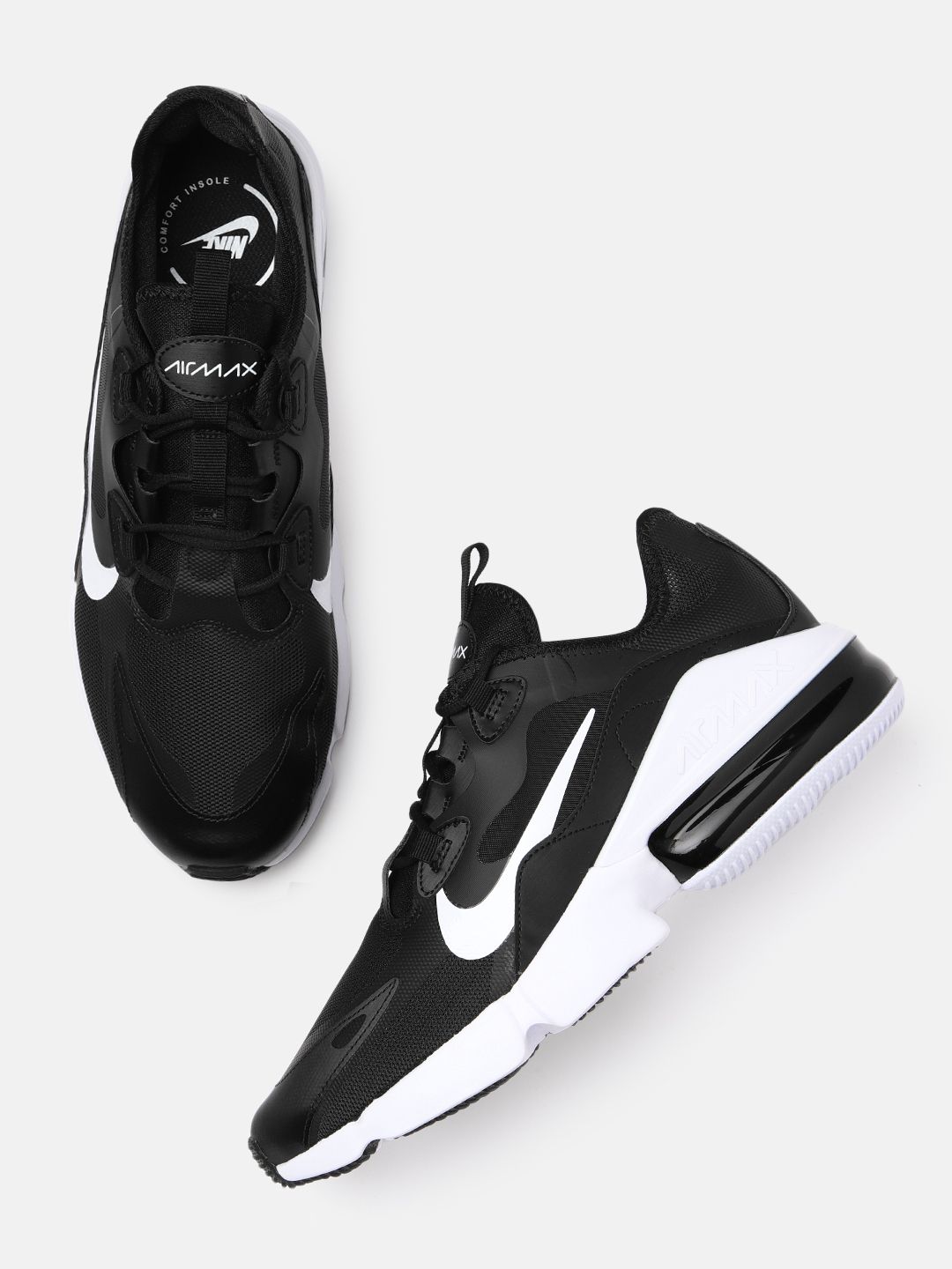 Nike Men Black Solid Air Max Infinity 2 Sneakers