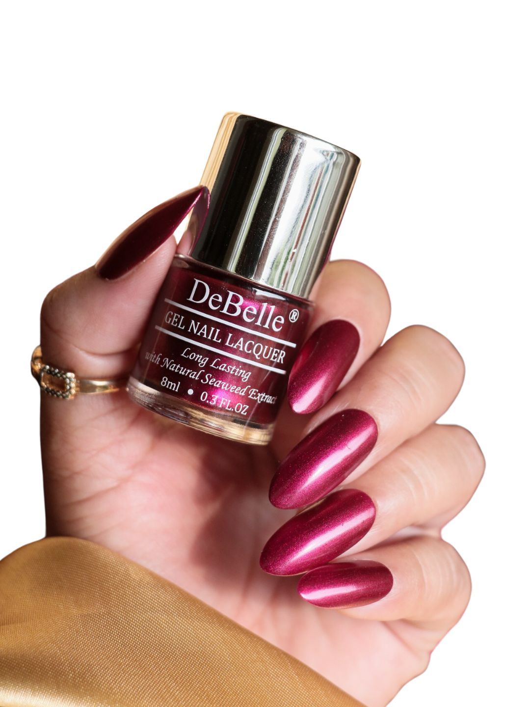DeBelle Burgundy Gel Nail Lacquer - Antares 8 ml-image-18