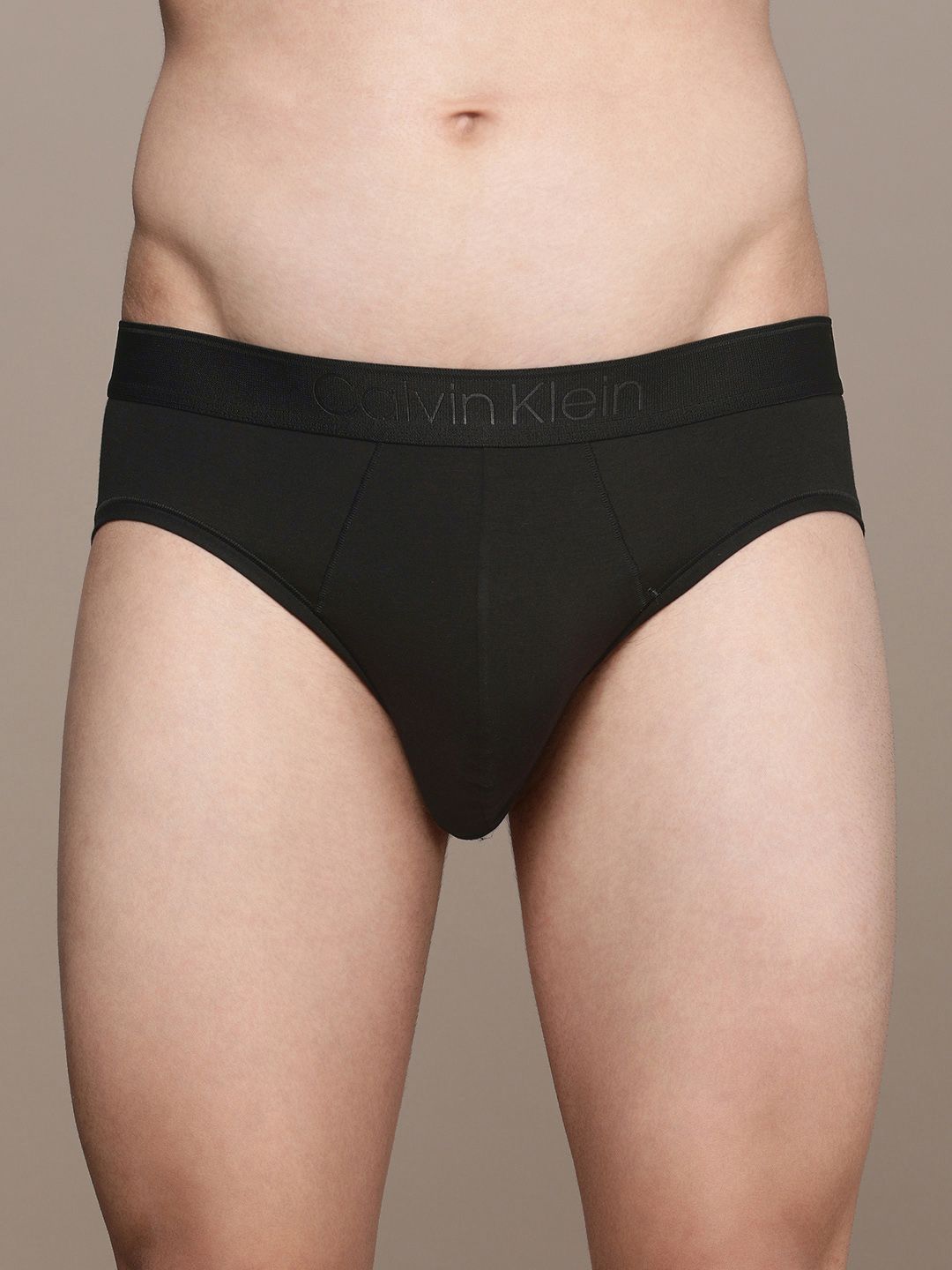 Calvin Klein Underwear Men Black Solid Briefs- NB2907UB1-picture-16