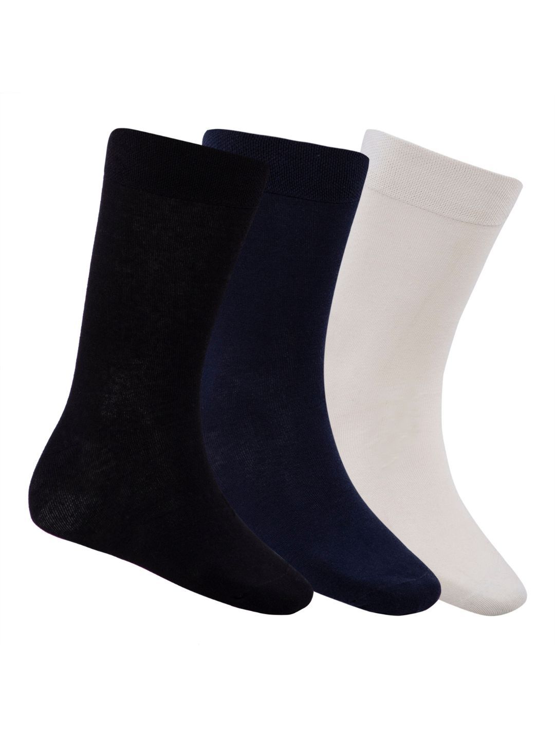 N2S NEXT2SKIN Men Pack Of 3 Assorted Cotton Calf-Length Socks-picture-17