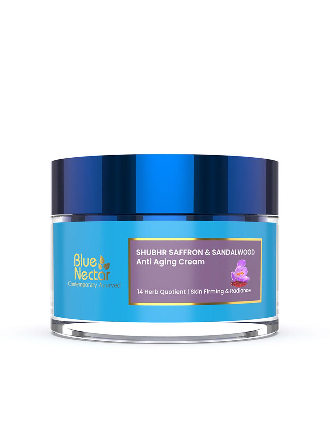 Blue Nectar Saffron & Sandalwood Anti Aging Cream for Skin Firming & Radiance - 50g-image-23