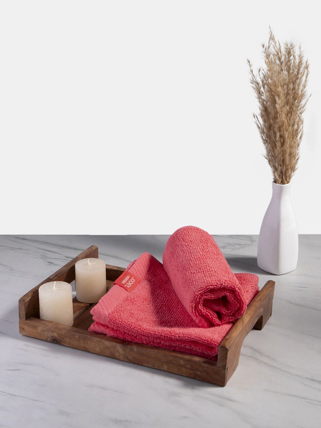Jockey Pack of 3 Coral Cotton Terry 500 GSM Ultrasoft & Durable Solid Face Towel-picture-17