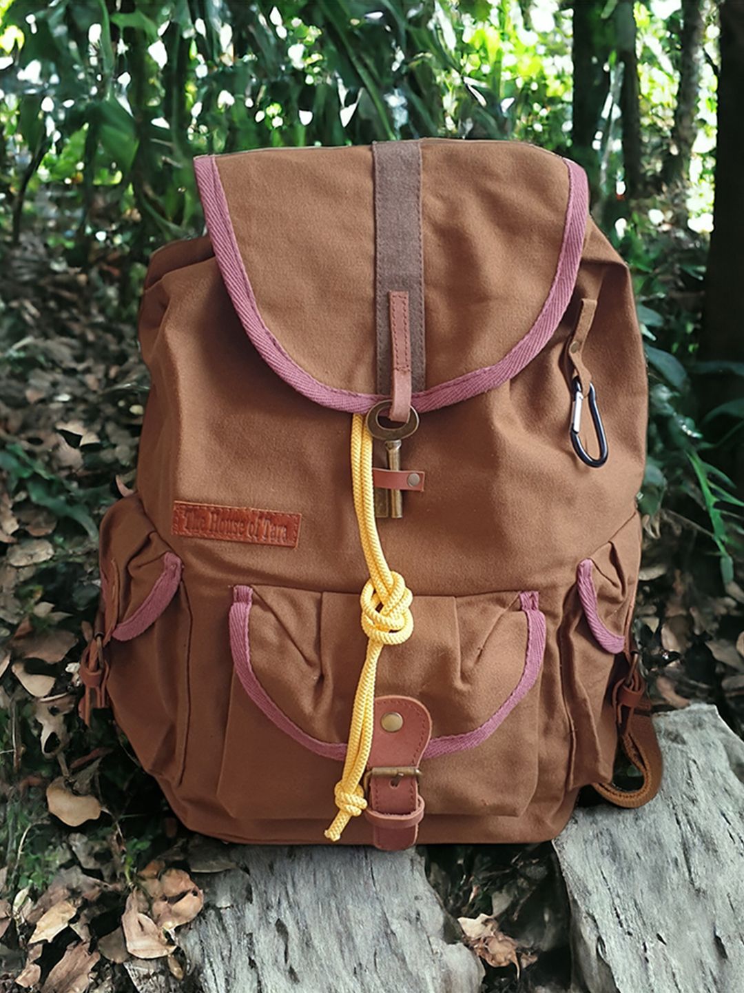 The House of Tara Unisex Khaki Backpack-picture-17