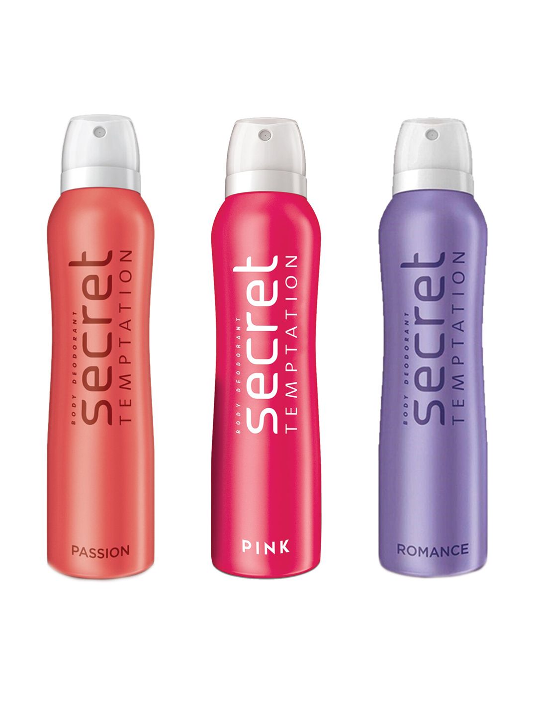 Secret Temptation Set of 3 Deodorant - Romance, Passion and Pink-picture-28