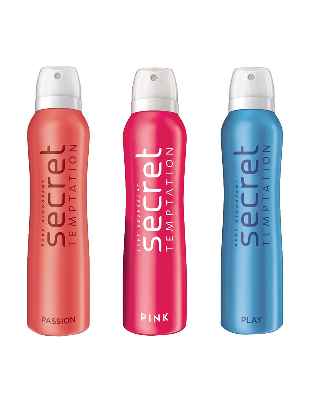 Secret Temptation Set of 3 Deodorant - Passion, Play and Pink 150ml-picture-27