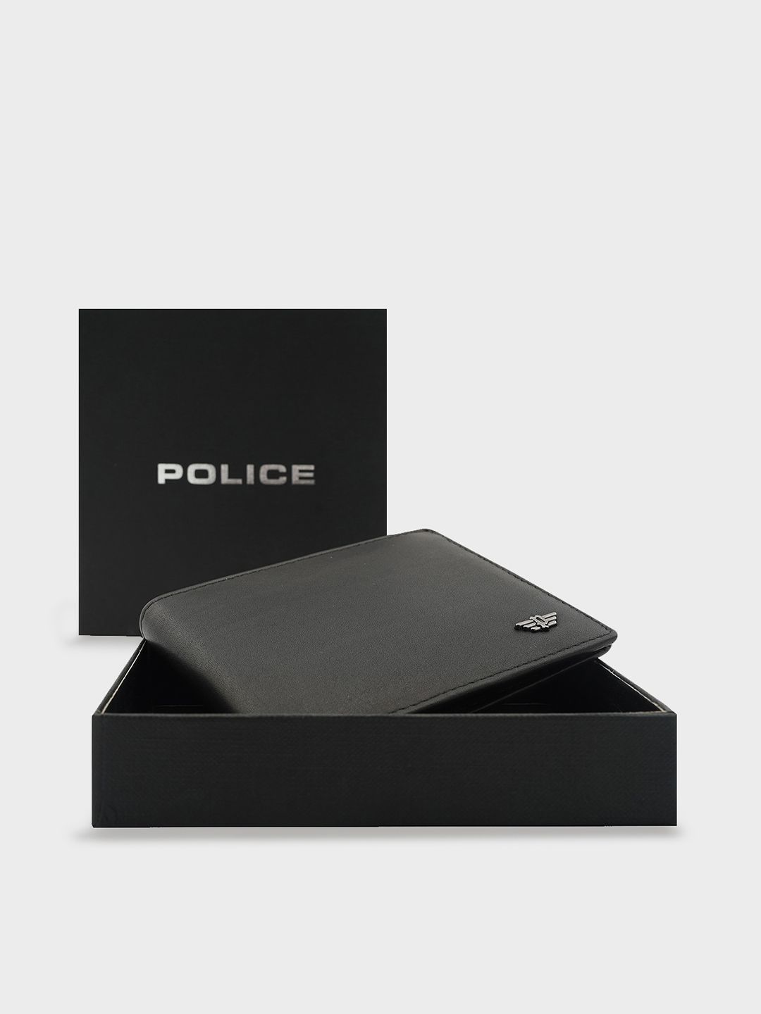 Police Black Color Nest Id Wallet Men Solid Leather Two Fold Wallet-picture-44