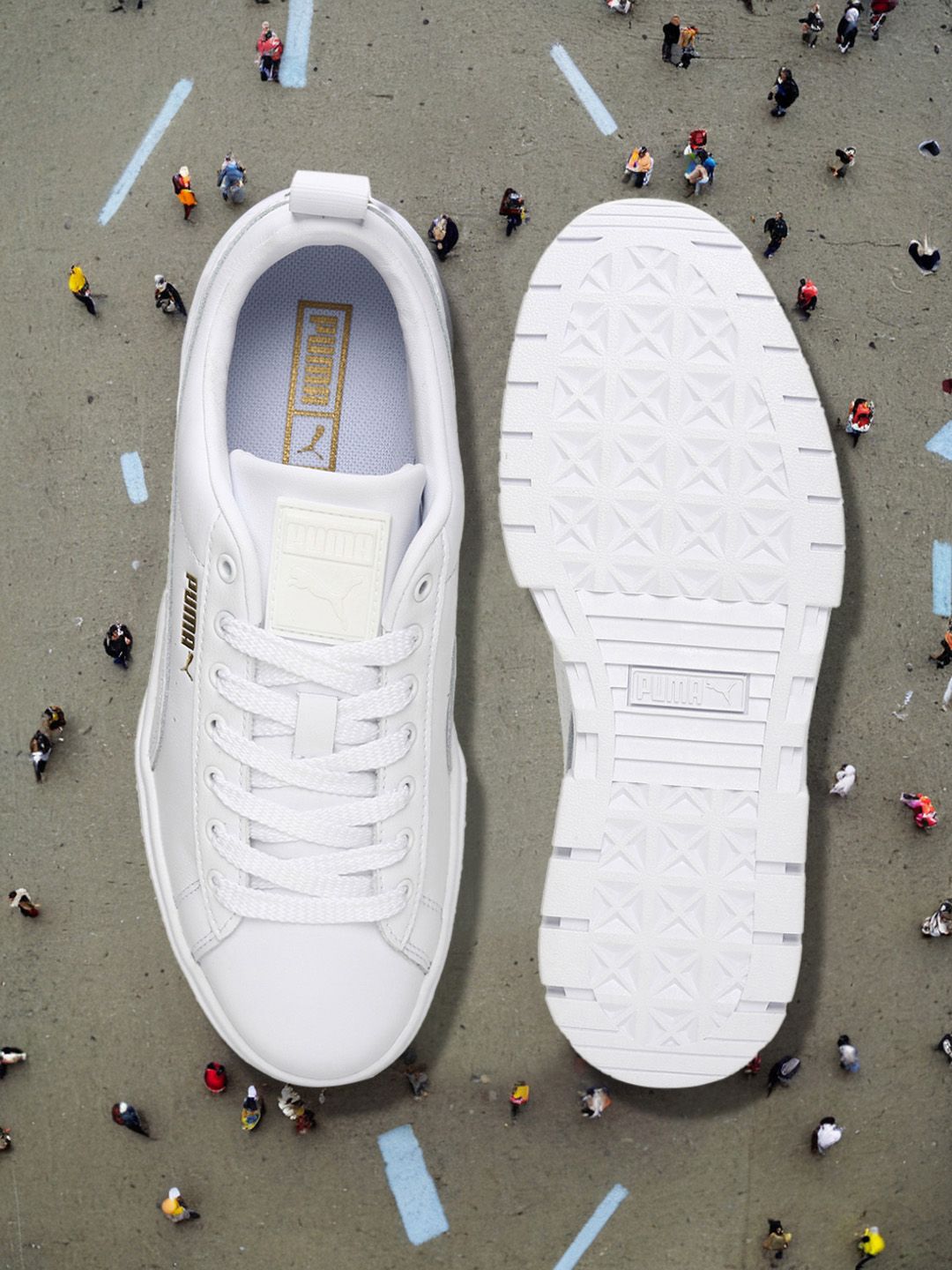 Puma Women White Mayze Classic Sneakers-picture-34