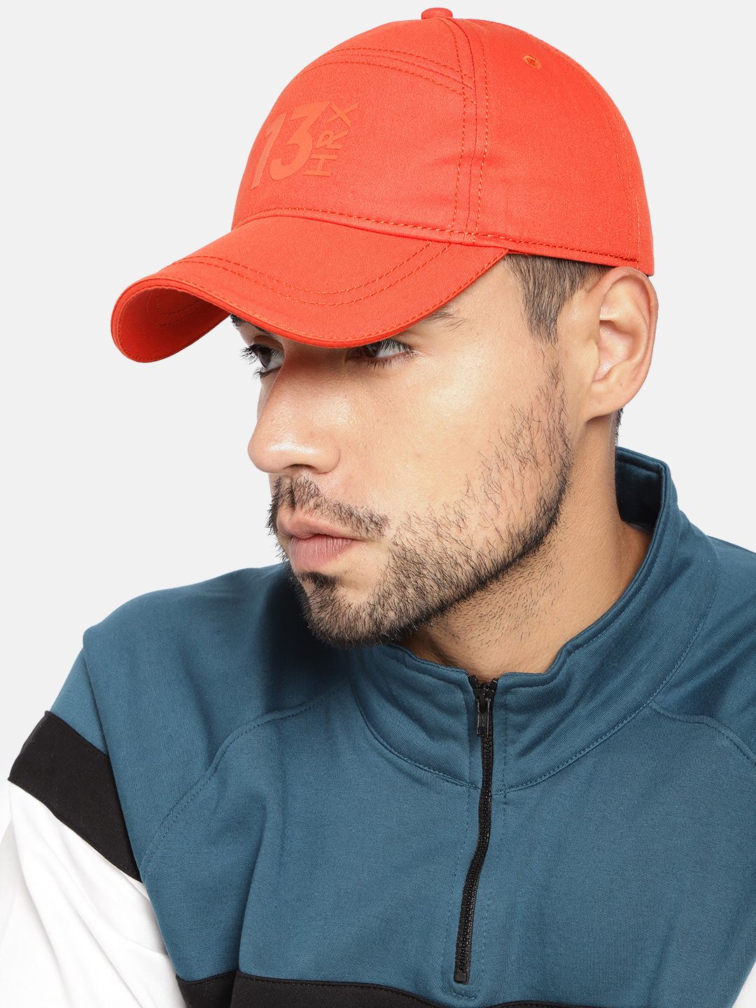 HRX by Hrithik Roshan Unisex Orange Cotton Baseball Cap-image-46