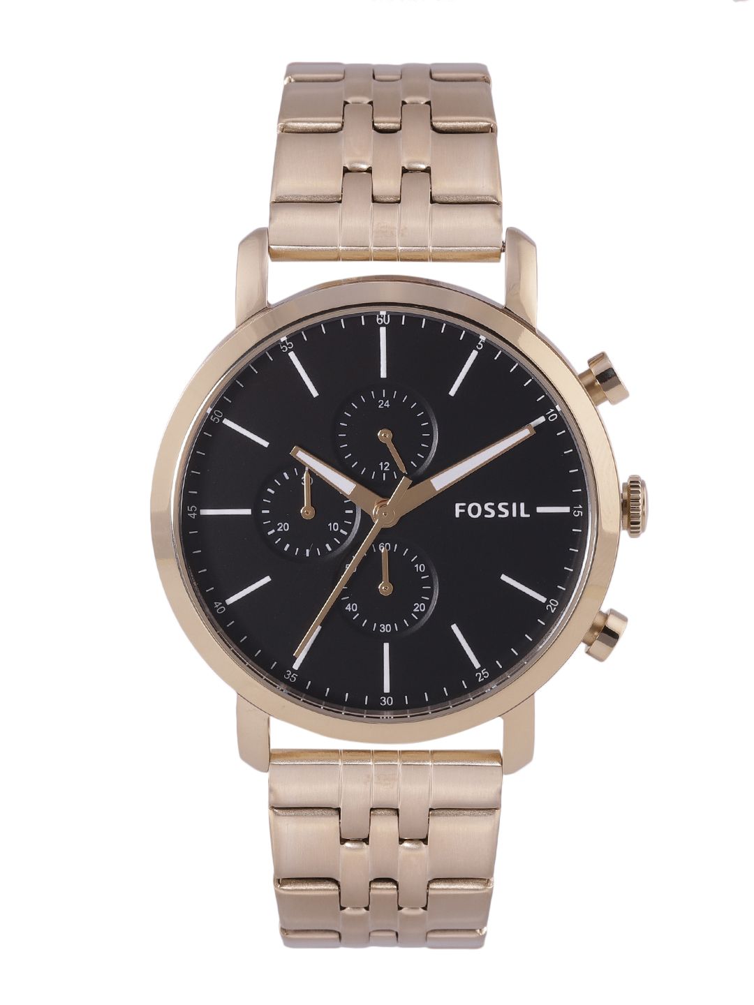 Fossil Men Black Luther Analogue Watch BQ2329 - Price History