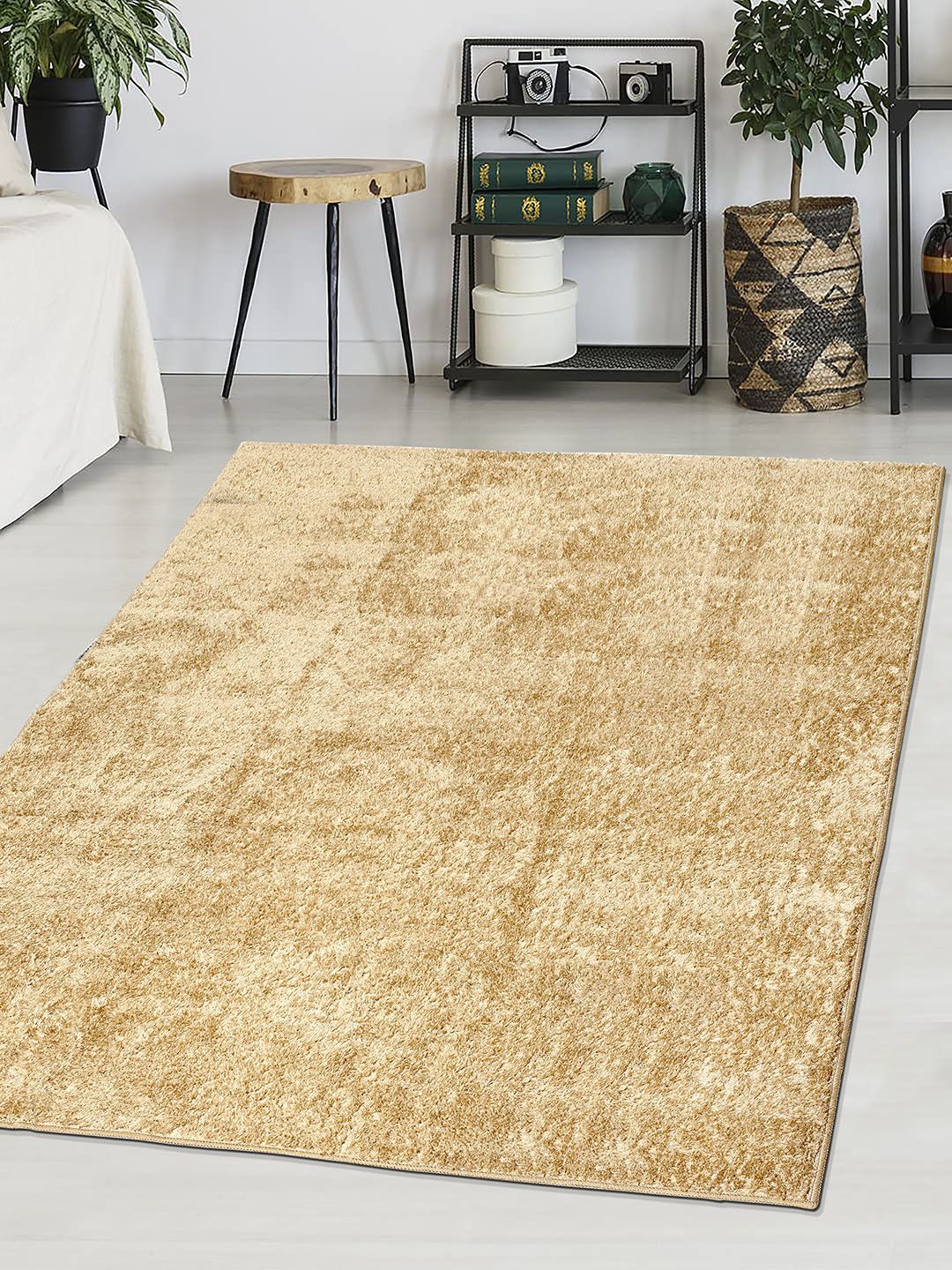 Saral Home Beige Solid Cotton Carpet-picture-57