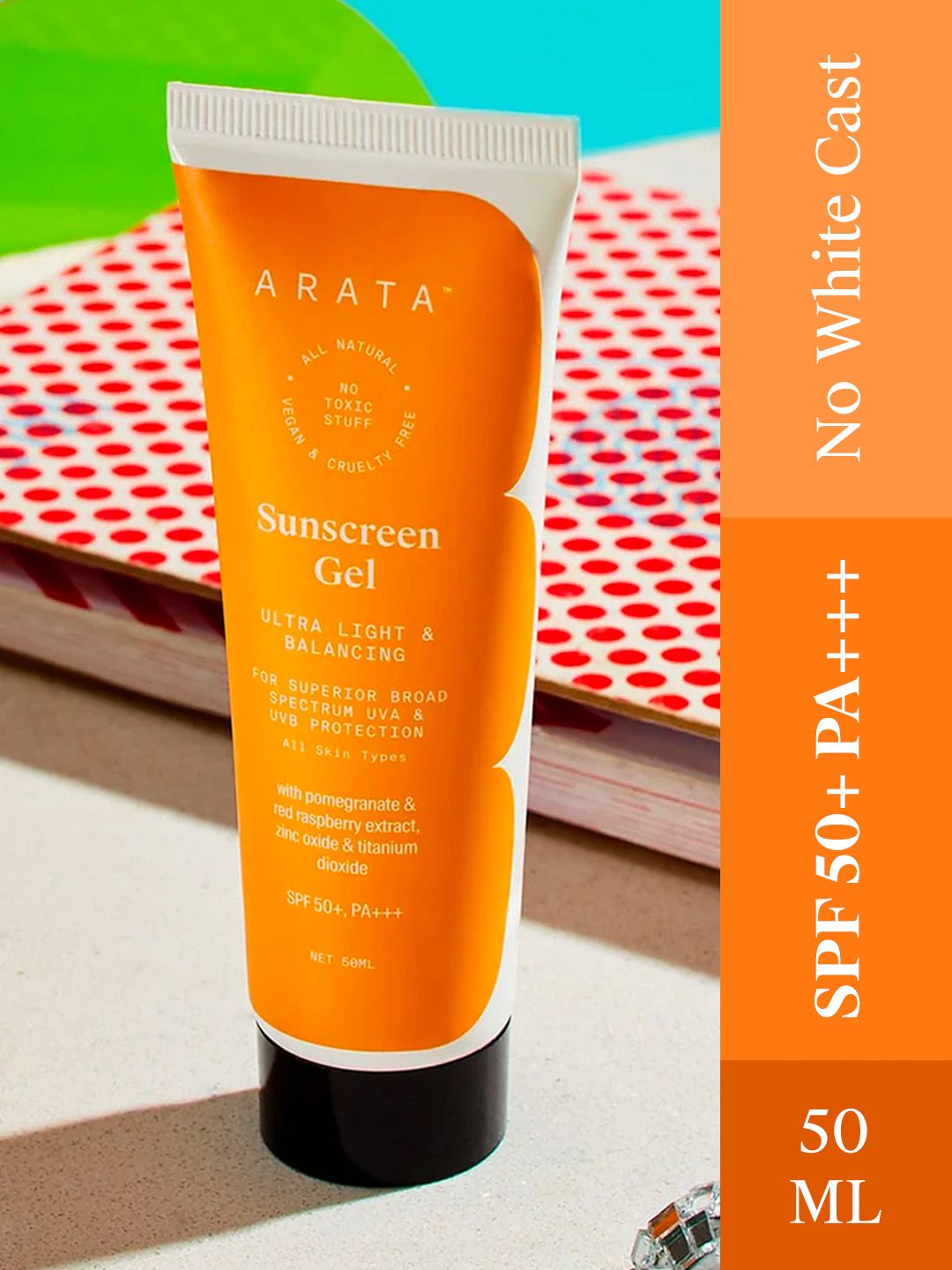 ARATA Transparent UVA & UVB Protection Sunscreen Gel For Broad Spectrum-image-13