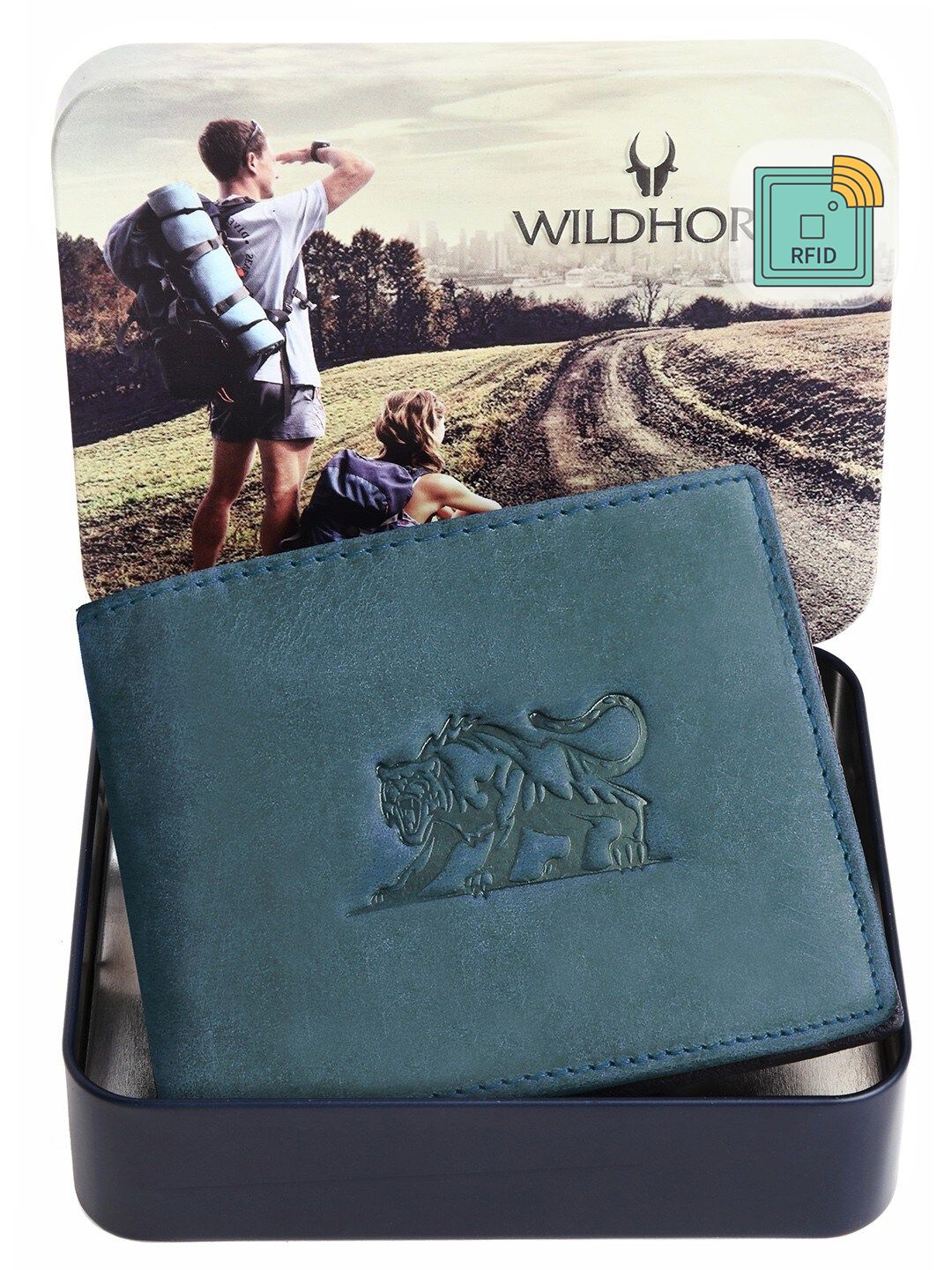 WILDHORN Men RFID Protected Genuine High Quality Leather Wallet-picture-11