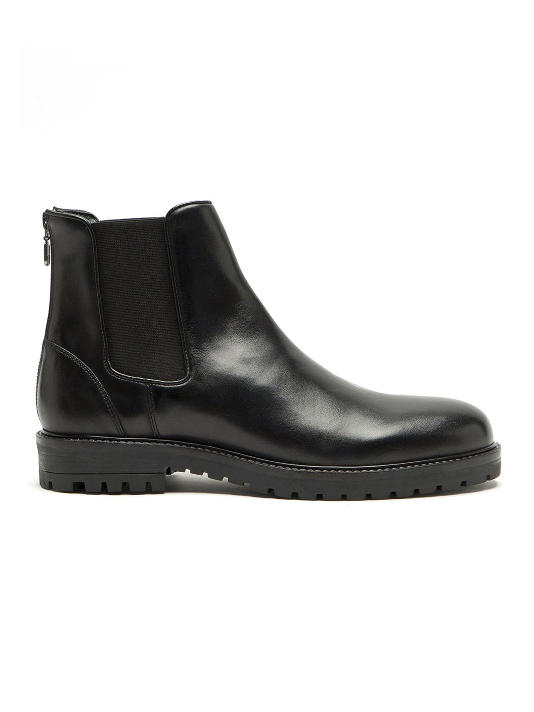 RARE RABBIT Men Black Leather Flat Boots - Price History