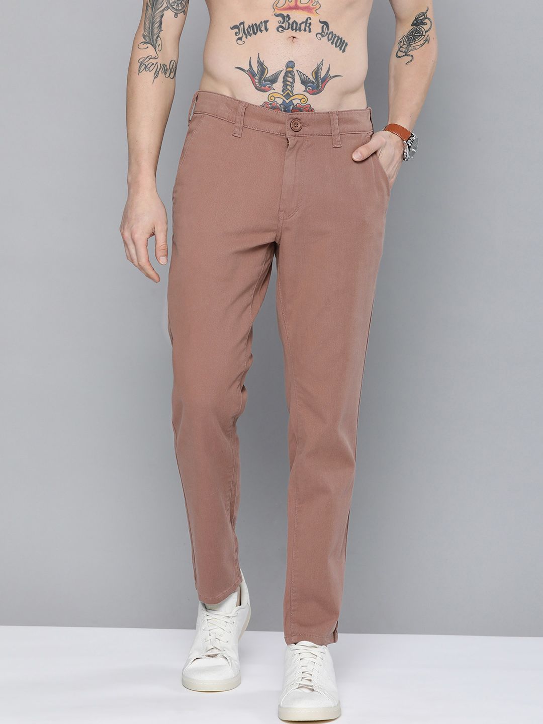 Buy Men Grey Regular Fit Solid Cargos online  Looksgudin