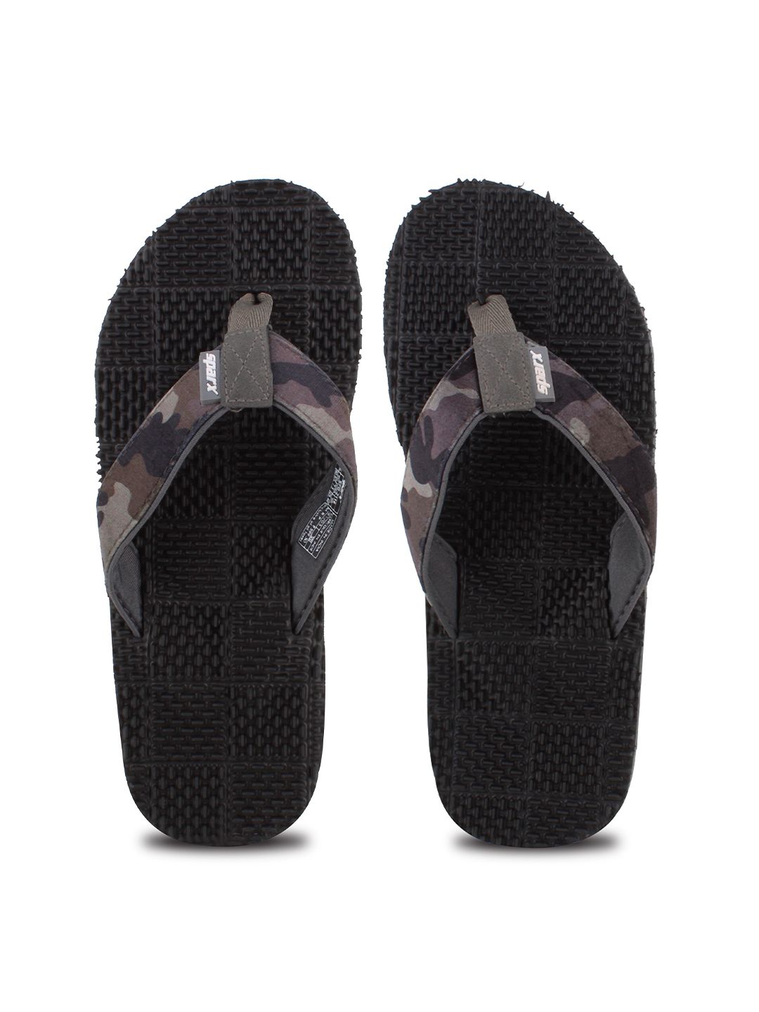 Sparx Men Black & Grey Flip Flops-picture-39
