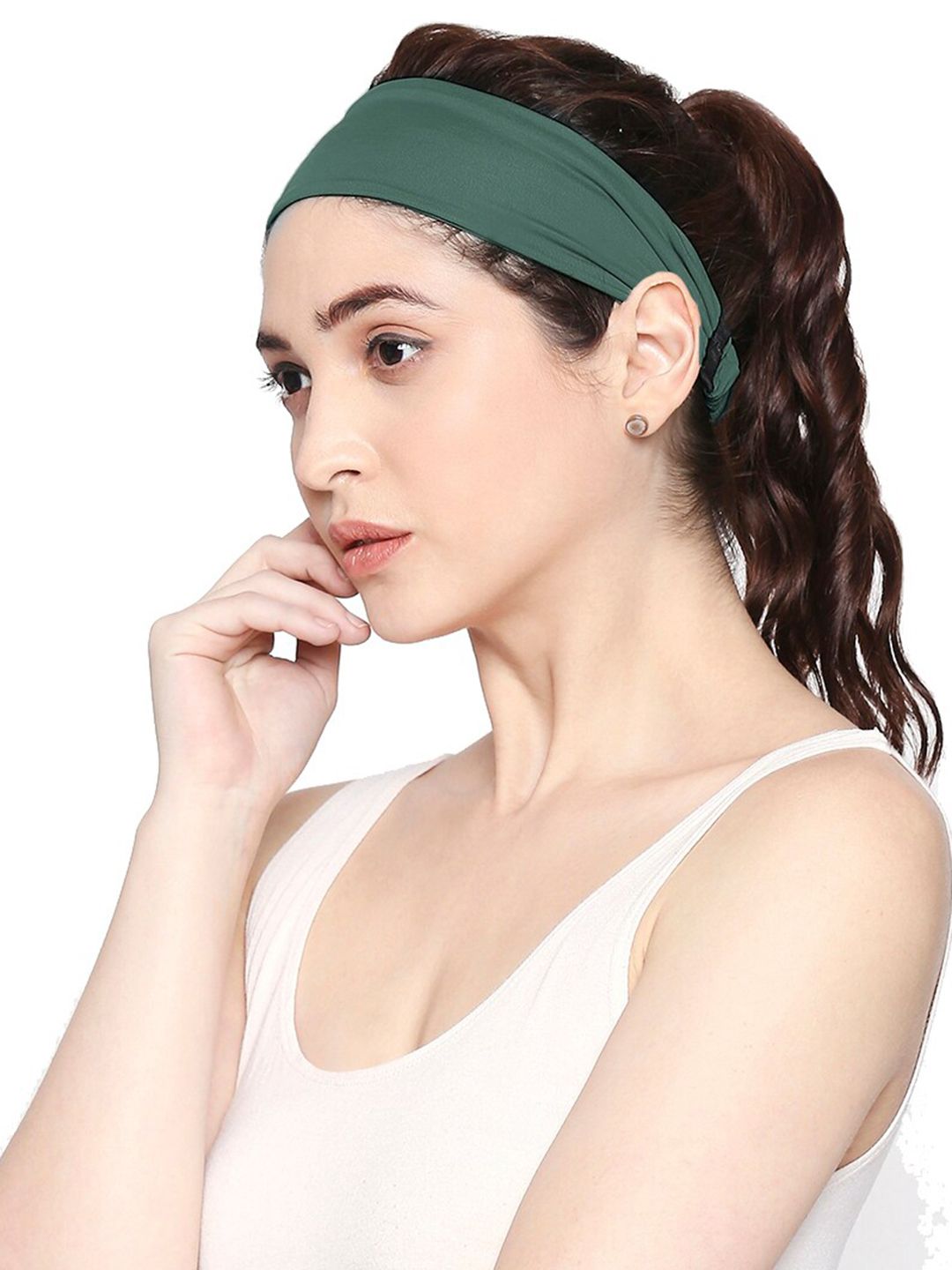 Blacksmith Unisex Olive Green Advanced Non-Slip Headband-picture-19