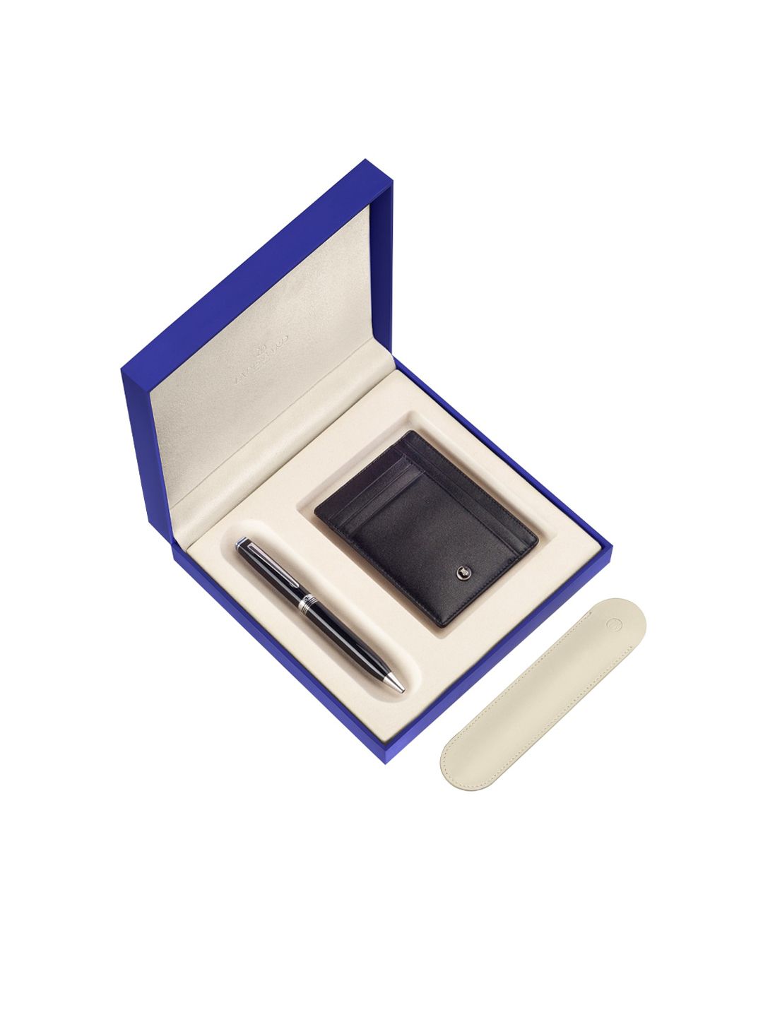 Lapis Bard Black Set of 2 Ball Point Pen & Card Holder-picture-39