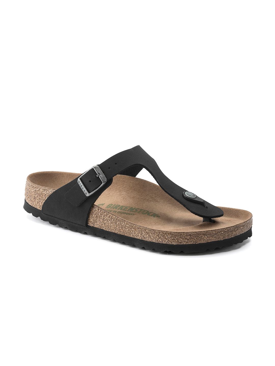 Birkenstock Women Gizeh Vegan Black Regular T-Strap Flats-picture-31