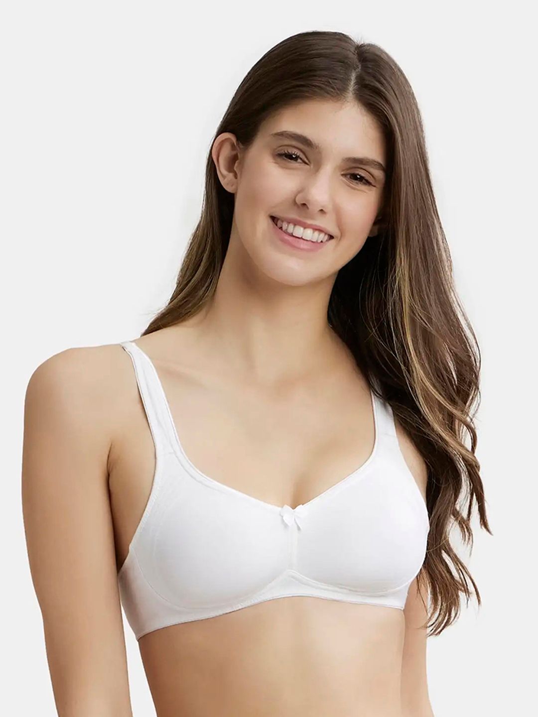 Jockey Wirefree Non Padded Super Combed Cotton Stretch Full Coverage Everyday Bra 1250-picture-16