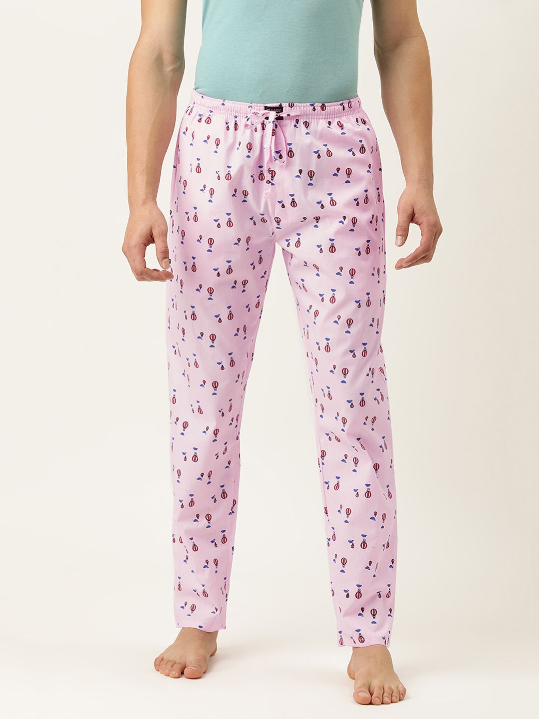 Urban Dog Men Pink Printed  Lounge Pant-picture-39