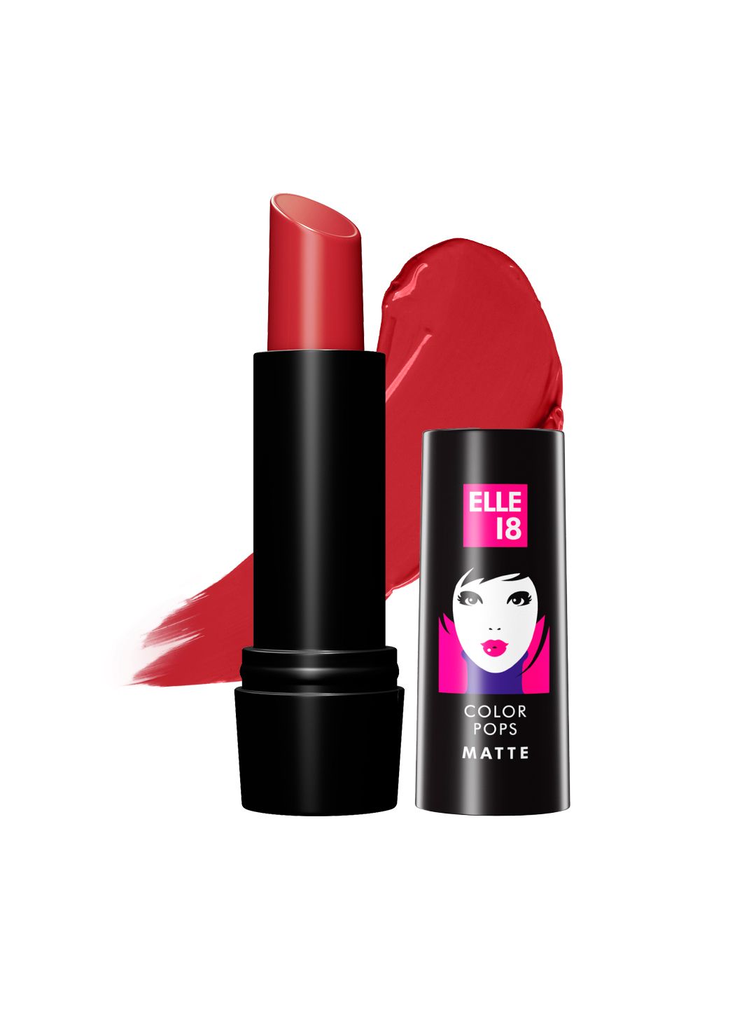 ELLE 18 Color Pop Matte Lip Color Crazy Red R31-picture-27