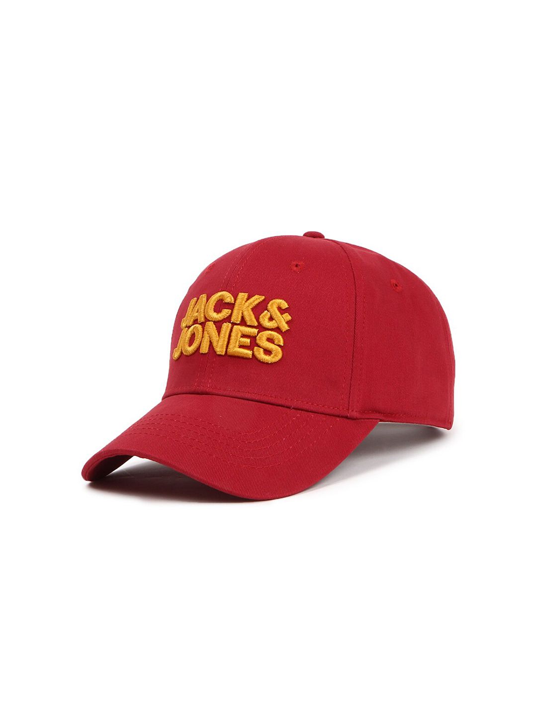 Jack & Jones Men Red & Yellow Baseball Cap-picture-53