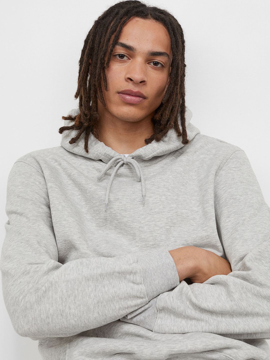 H&M Men Grey Relaxed Fit Hoodie - Price History