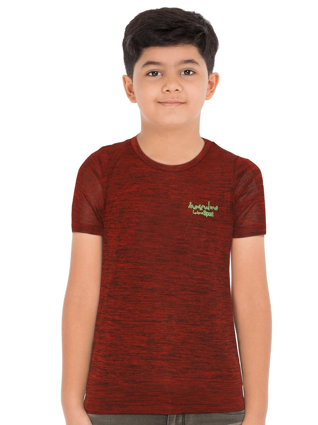 Masculino Latino Boys Red T-shirt-picture-25