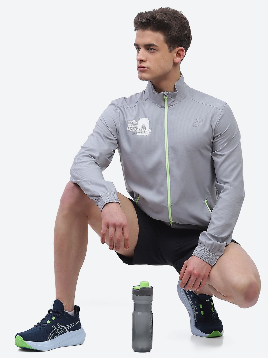 Buy ASICS Lightweight Solid Sporty Jacket - Jackets for Men