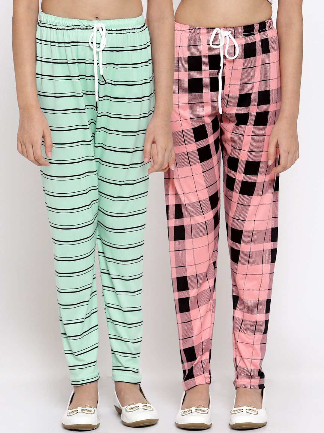 KLOTTHE Girls Pack Of 2 Ankle-Length Leggings-picture-15