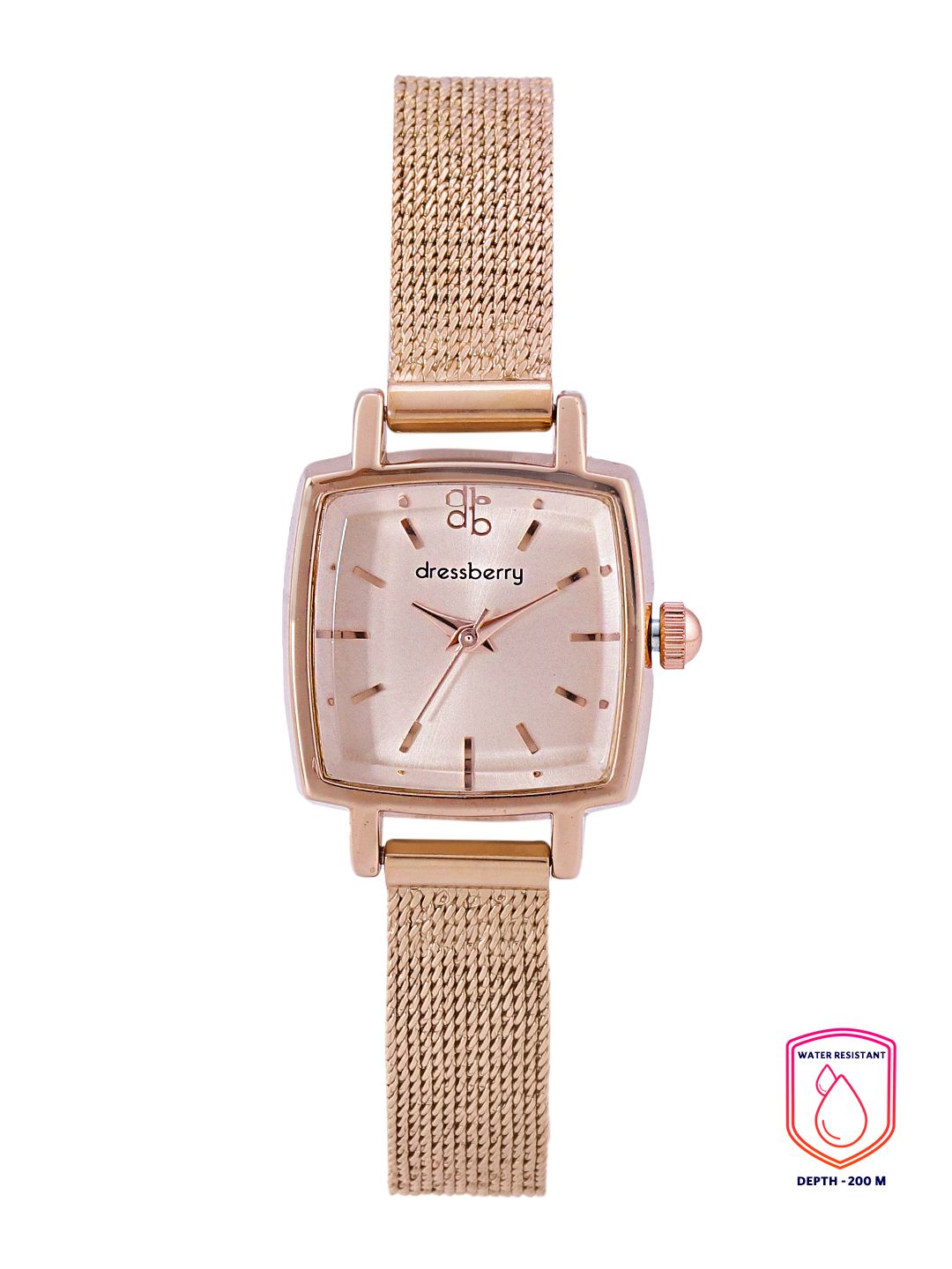 Dressberry watches rose gold sale