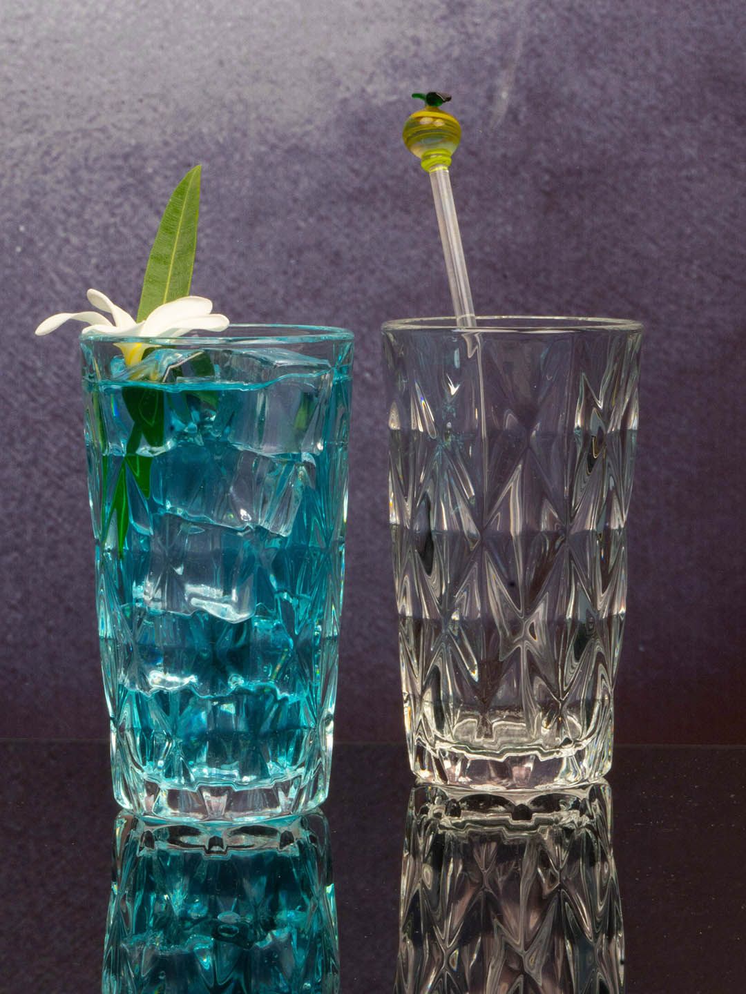 GOODHOMES Set Of 6 Transparent Solid Glass Tumbler-picture-24