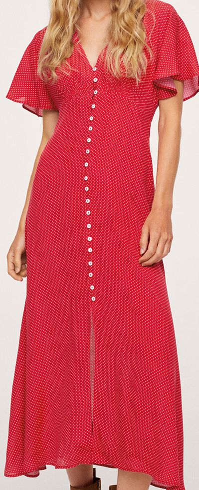open lace back dress Scarlet Cherry Maxi Dress