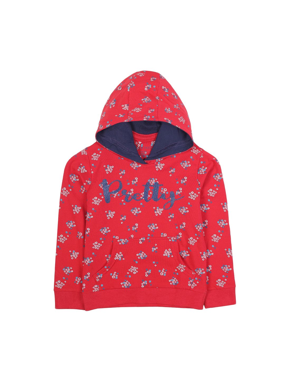 PLUM TREE Girls Red & Blue Floral Printed Sweatshirt-picture-13