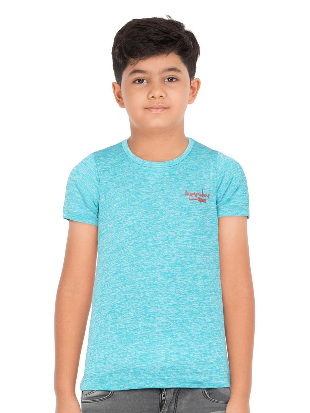 Masculino Latino Boys Sea Green T-shirt-picture-50