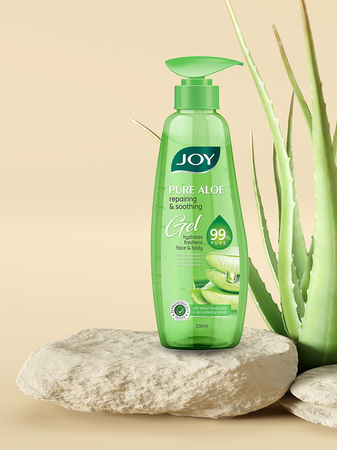 JOY Natural & Pure Aloe Vera Gel for Face & Body with Pro Vitamin B5 - 300 ml-image-24
