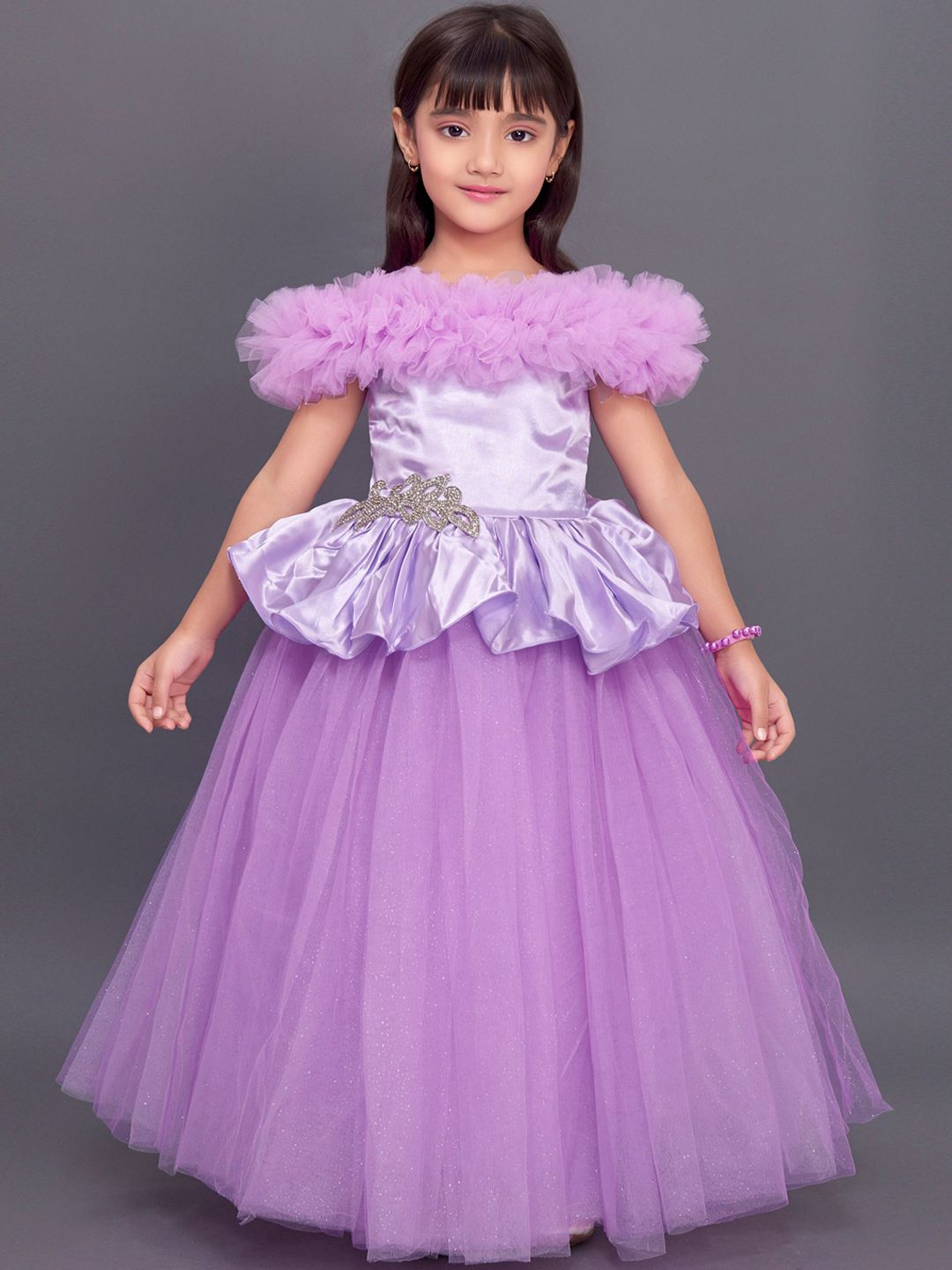 Pink Chick Lavender Satin Maxi Dress-picture-25