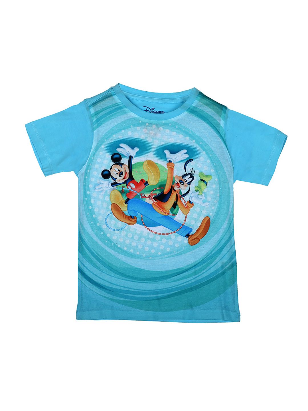 Disney by Wear Your Mind Boys Blue Mickey & Goofy Printed T-shirt-picture-53