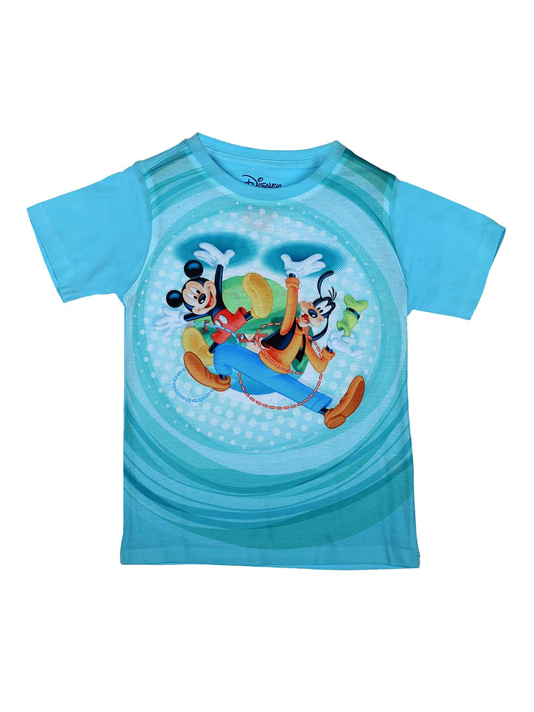 Disney by Wear Your Mind Boys Blue Mickey Mouse & Goofy Printed T-shirt-picture-21
