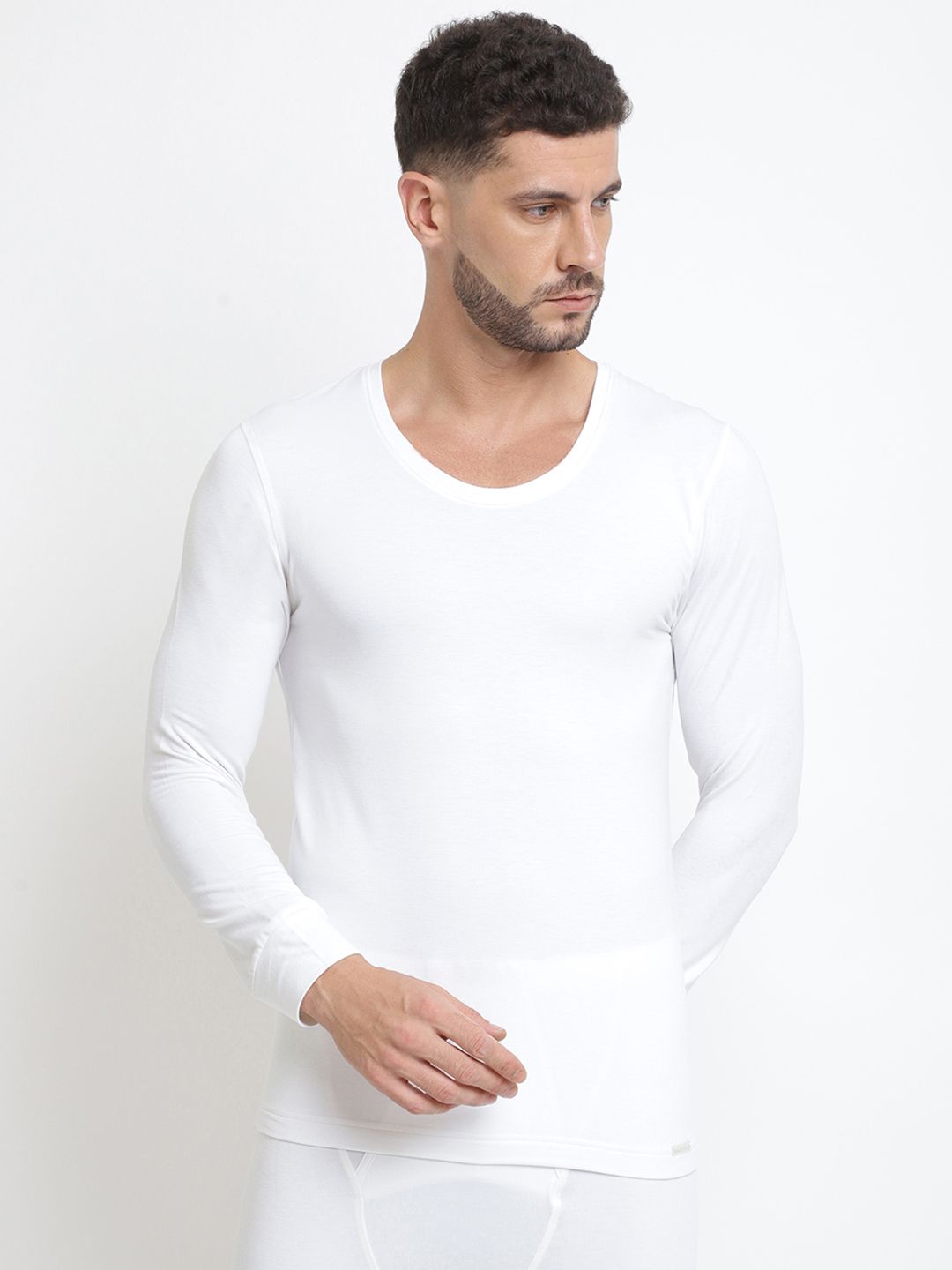 van heusen innerwear Van Heusen Solid Warm-Tech Low Neck Thermal Top-picture-17