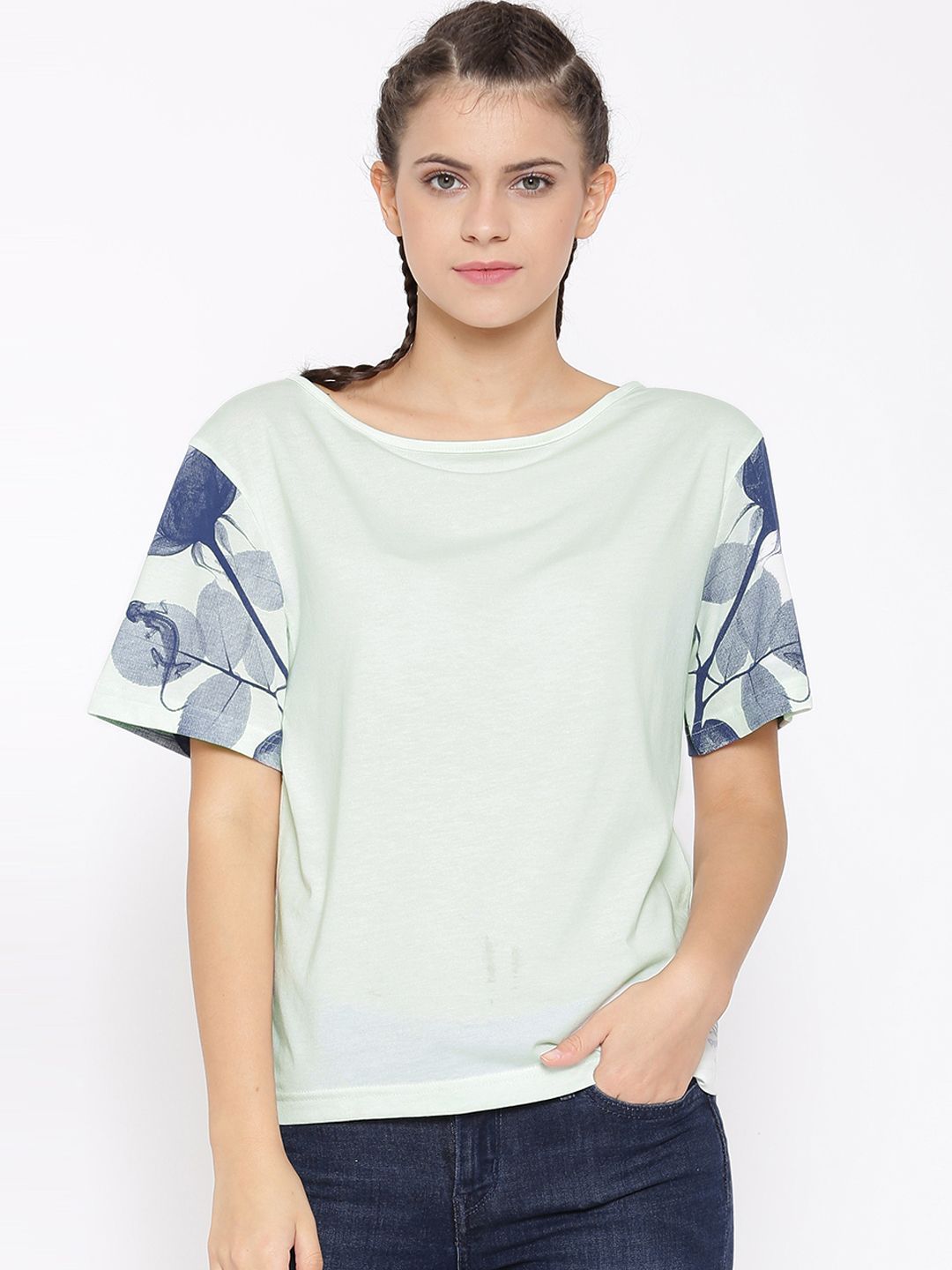 reebok classic t shirts womens green