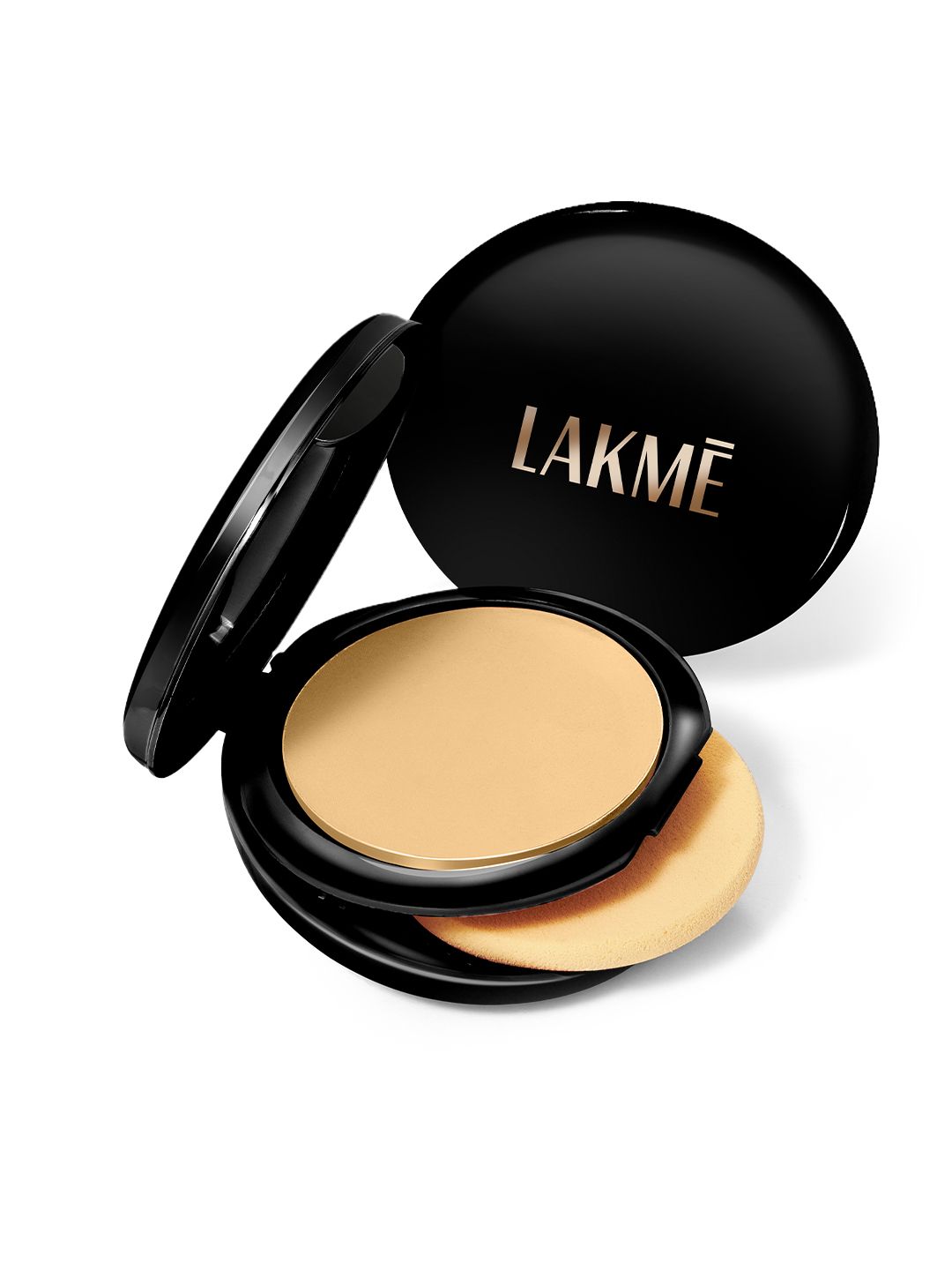 Lakme Xtraordin-airy Compact, 2 In 1 Compact + Foundation - 04 Golden Light, 9g