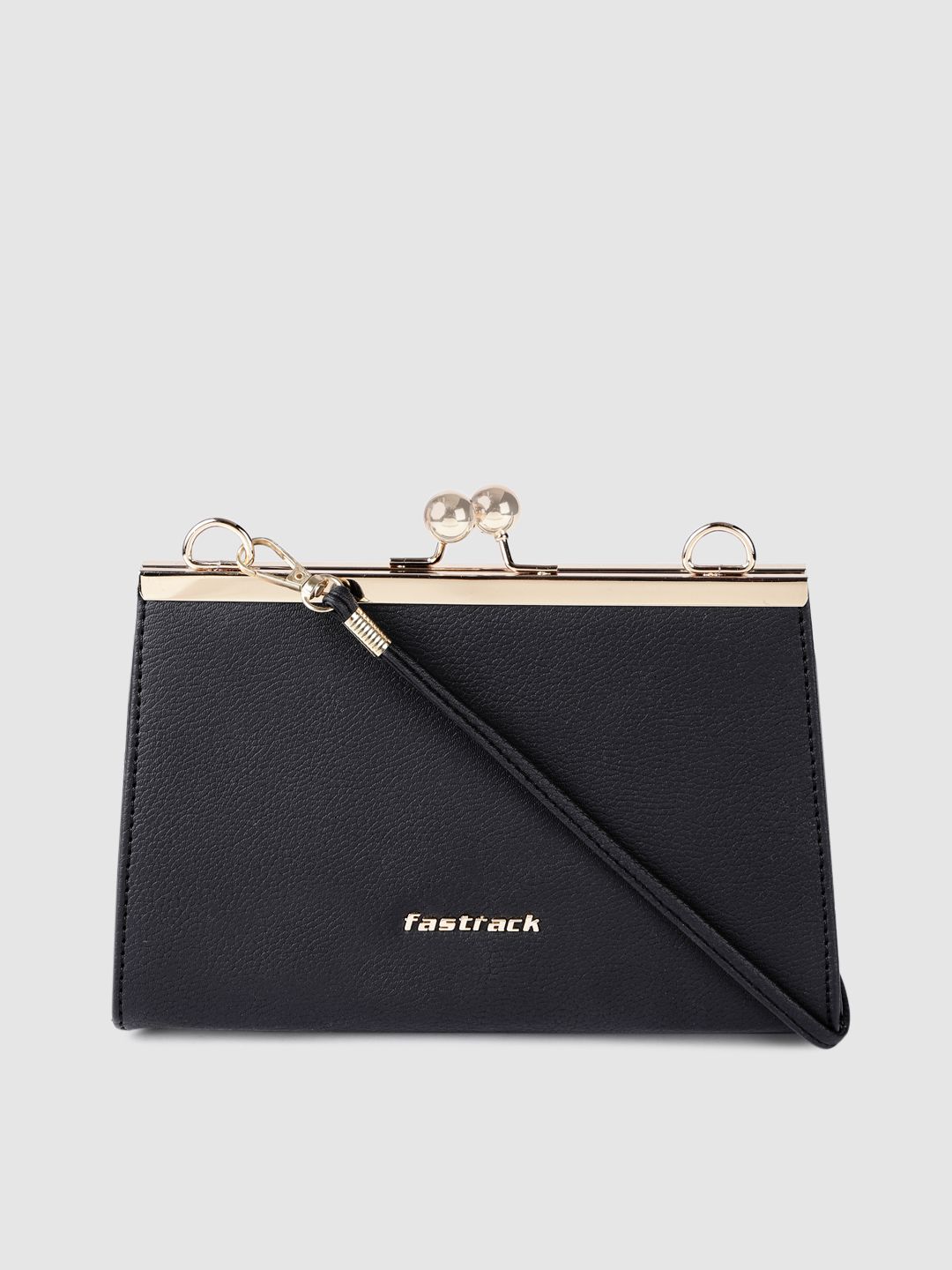 Fastrack Black Solid Clutch-picture-10