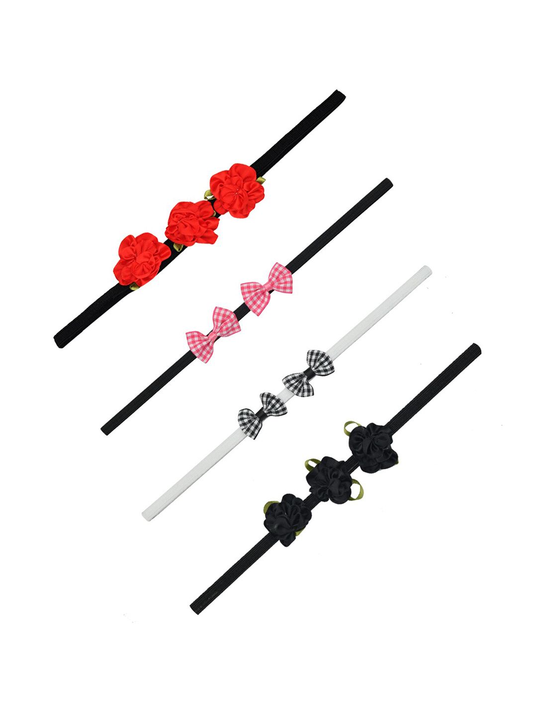 FUNKRAFTS Girls Pack of 4 Multicoloured Hairband-picture-31
