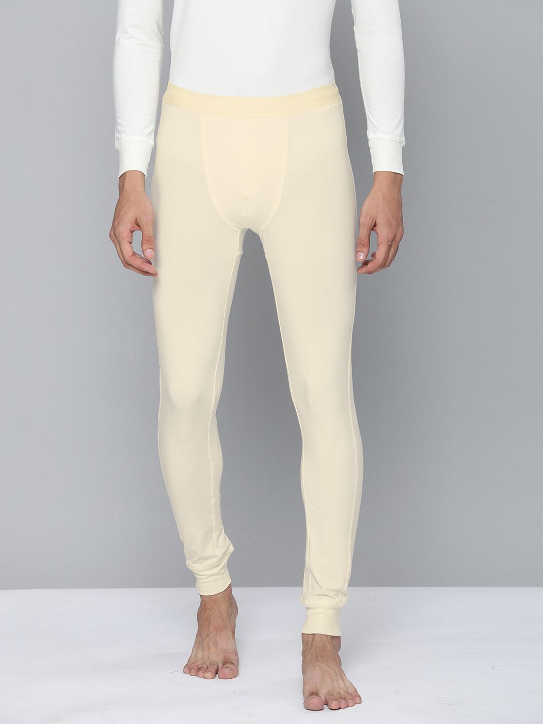 Levis Men Cream Solid Premium Regular Fit Thermal Bottoms-picture-30