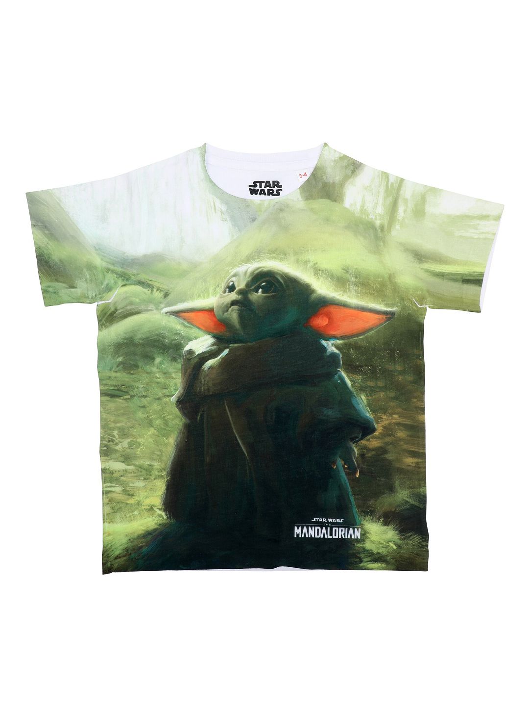 Star Wars by Wear Your Mind Boys Olive Green Yoda Printed T-shirt-picture-38
