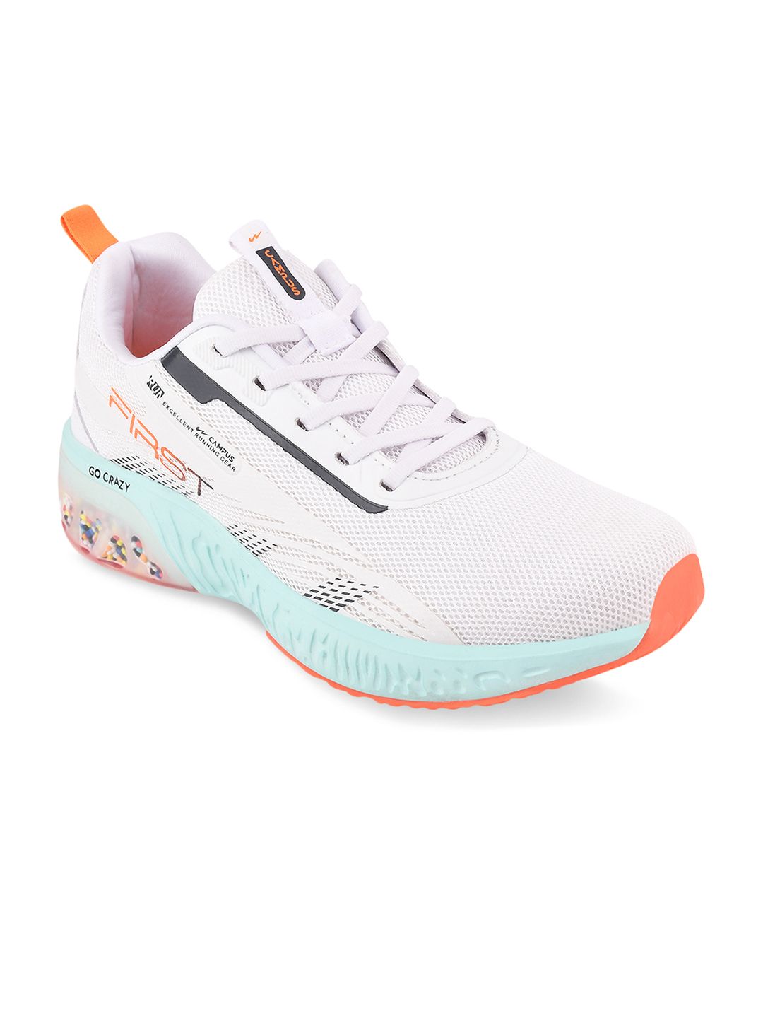 Campus Men White Mesh Running Shoes-image-28