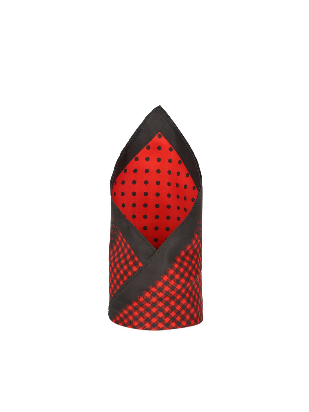 Peter England Men Red & Black Printed Microfiber Pocket Square-picture-35